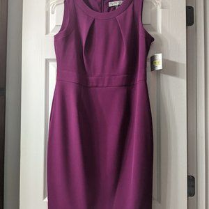 Kasper Boysenberry Sleeveless Dress